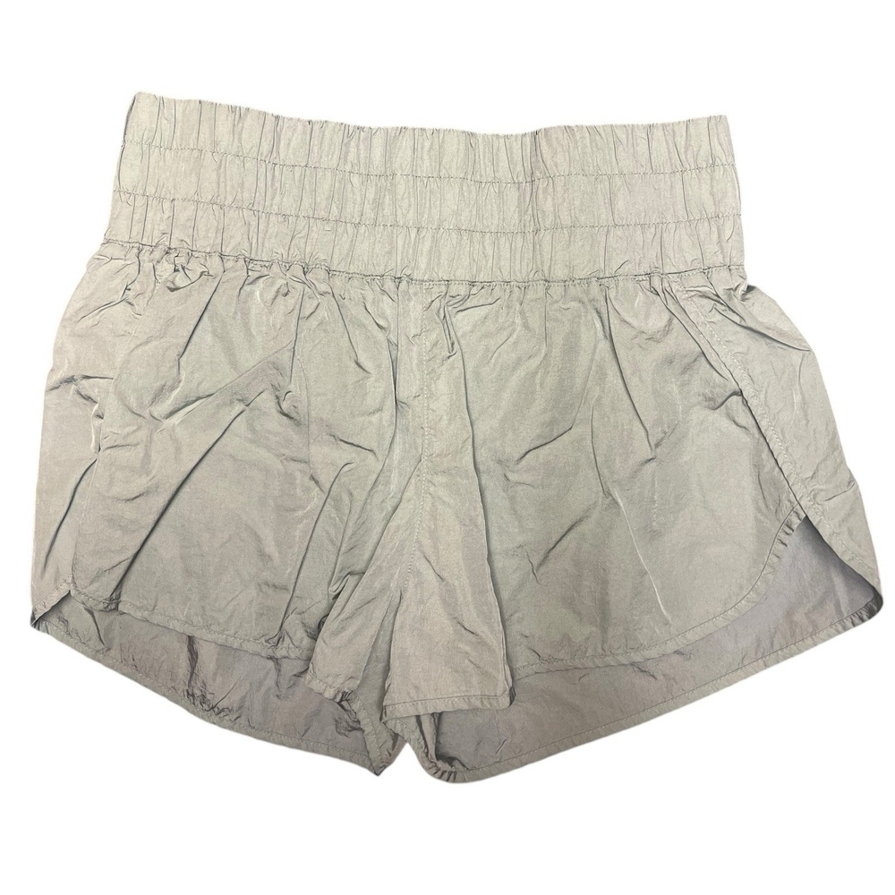 Revival Pull On Shorts Seafoam Green High Rise Stretch Athletic Women Size Large